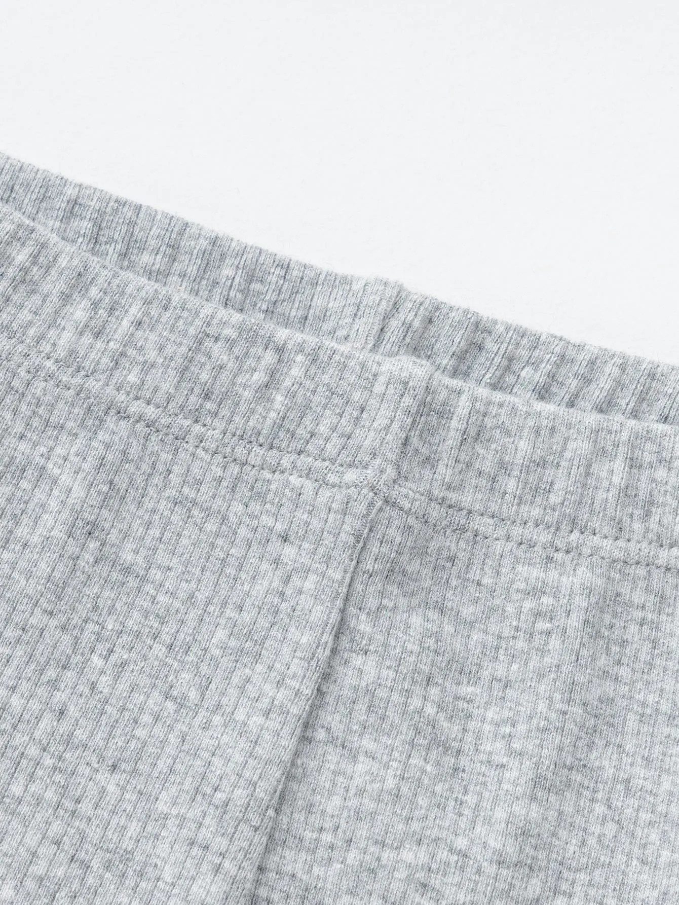 Girl Baby Clothes Light Gray Bow Legging