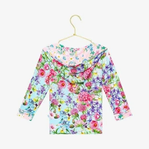 Girl's Bamboo Long Sleeve Reversible Jacket - Hadley (Floral)