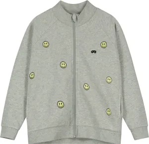 Grey Melange Smile Jacket