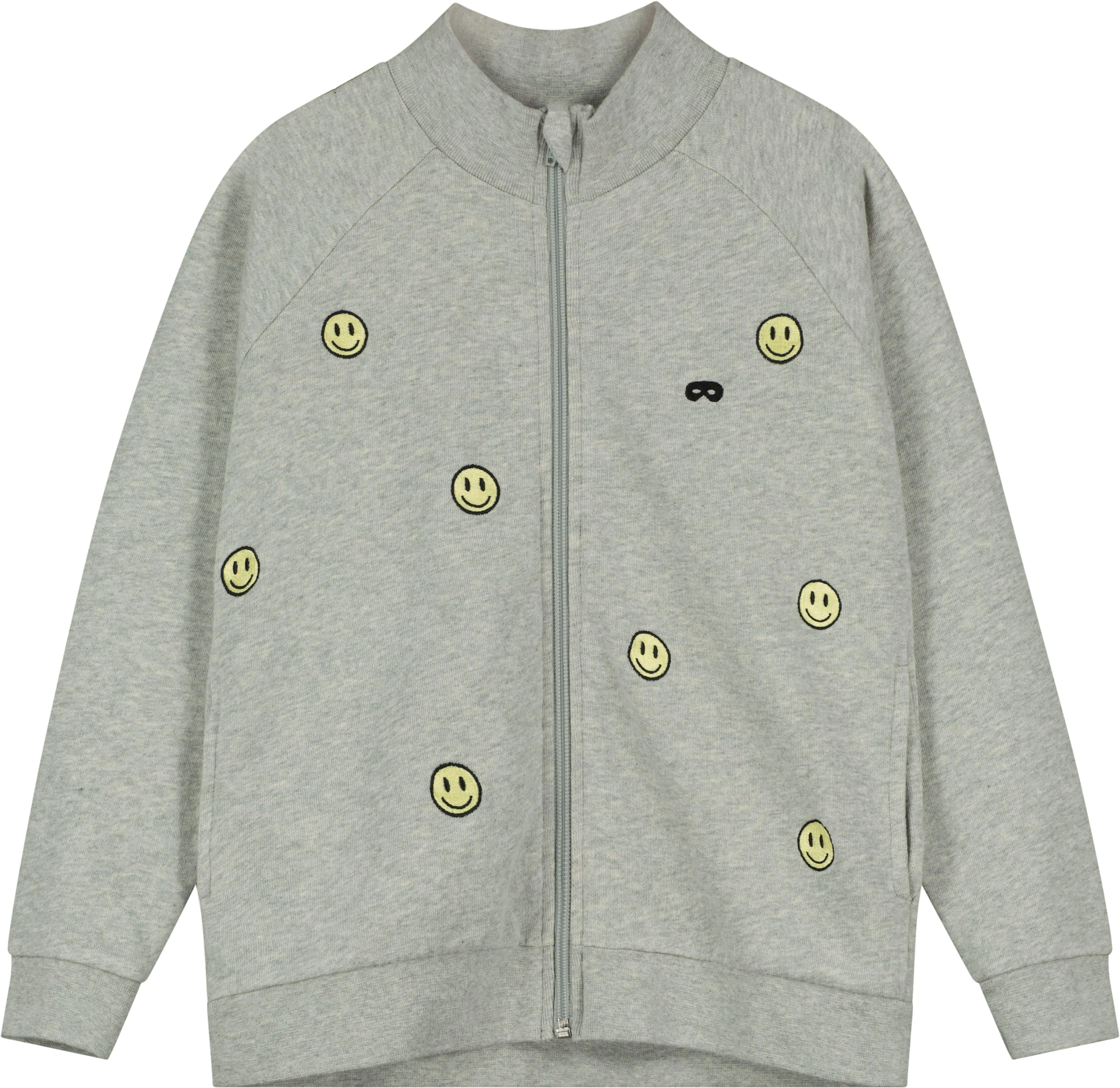 Grey Melange Smile Jacket