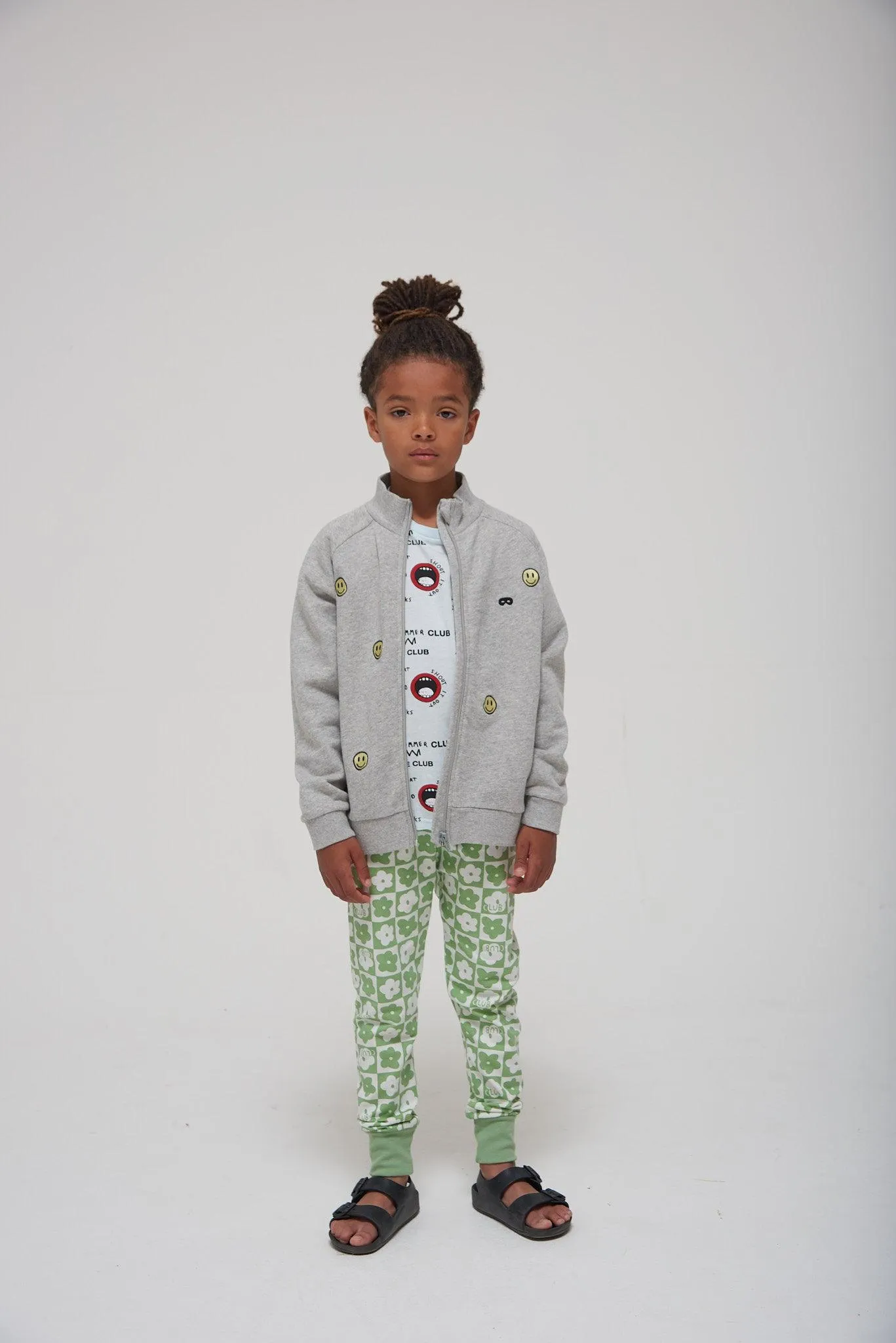 Grey Melange Smile Jacket