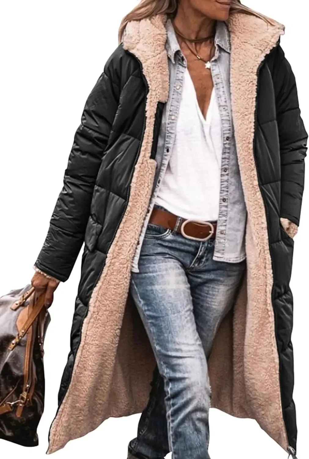 Hazel Warm Winter Coats Reversible