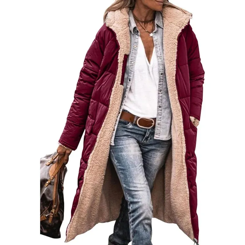 Hazel Warm Winter Coats Reversible