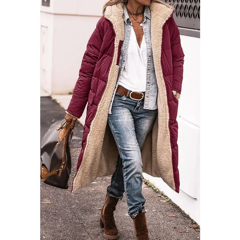 Hazel Warm Winter Coats Reversible