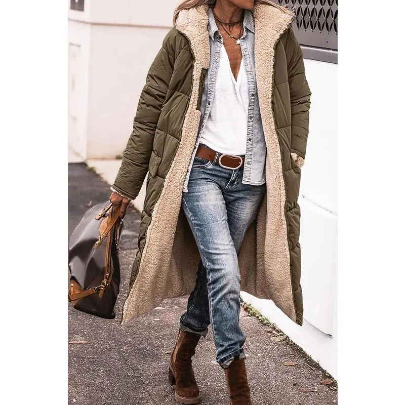 Hazel Warm Winter Coats Reversible