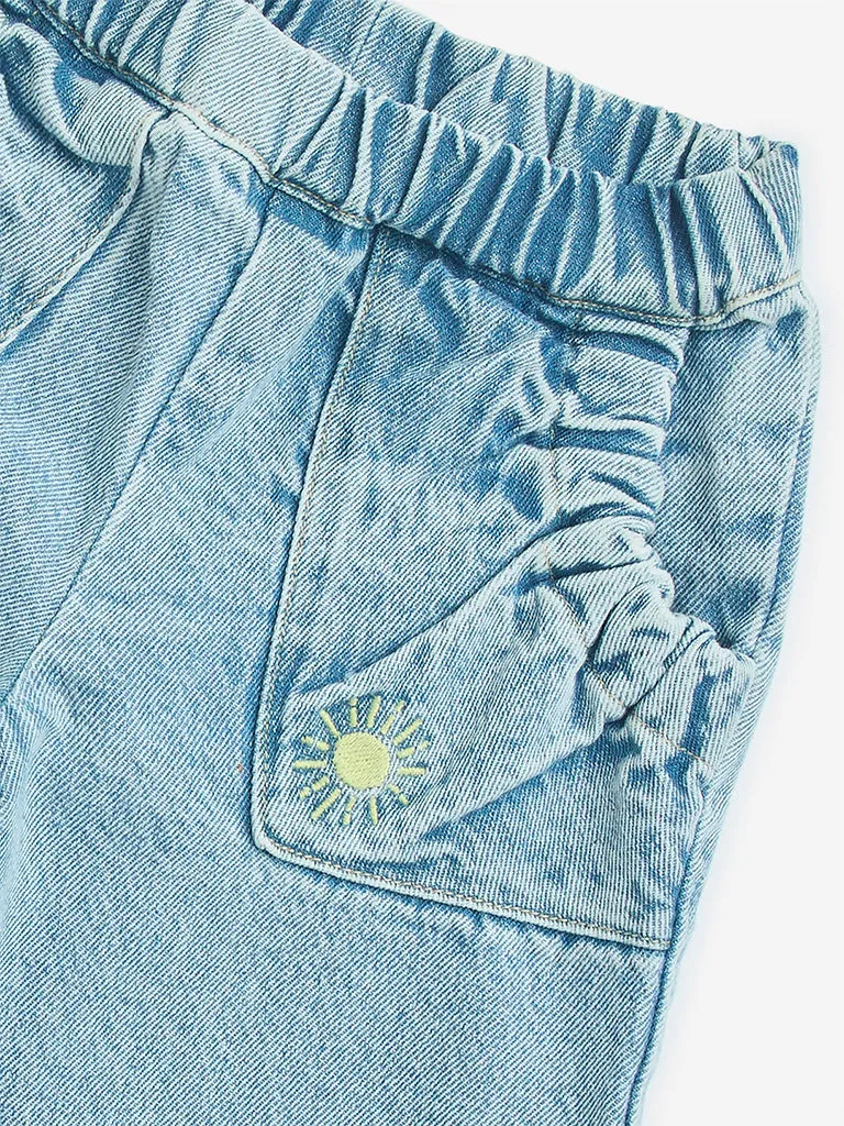 HOP Kids Blue Denim Shorts
