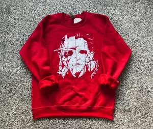 Horror Scene Red Sweater IN STOCK