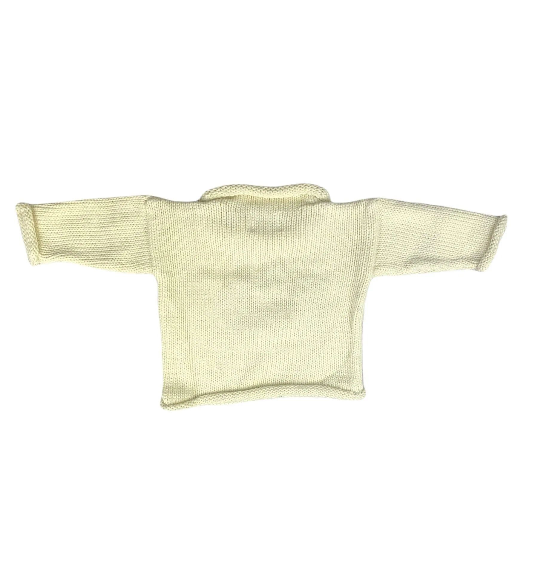 Ivory Turkey Roll Neck Sweater