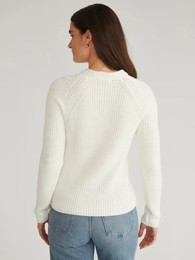 Jane Cotton Shaker Crewneck Sweater