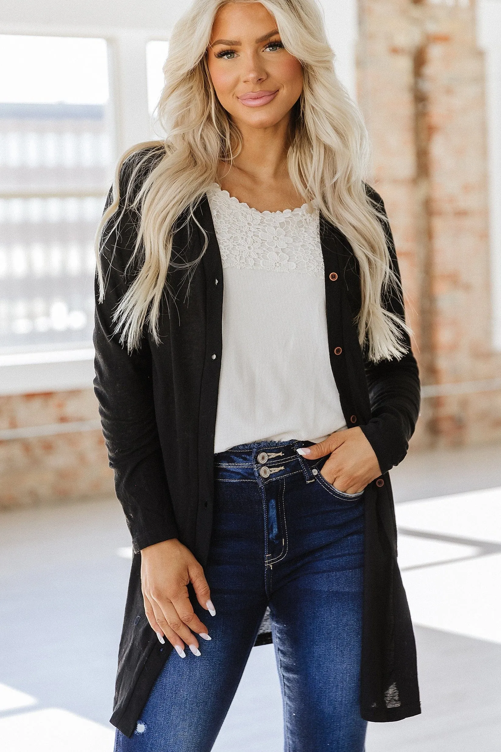 Kassidy Button Front Cardigan | DROPSHIP