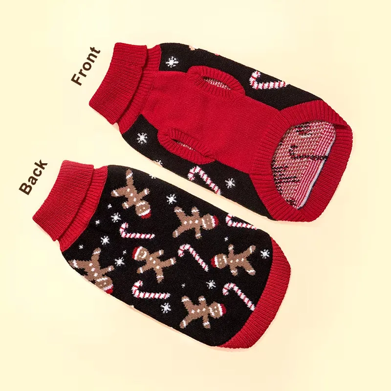 Knitted Christmas Cat Sweater