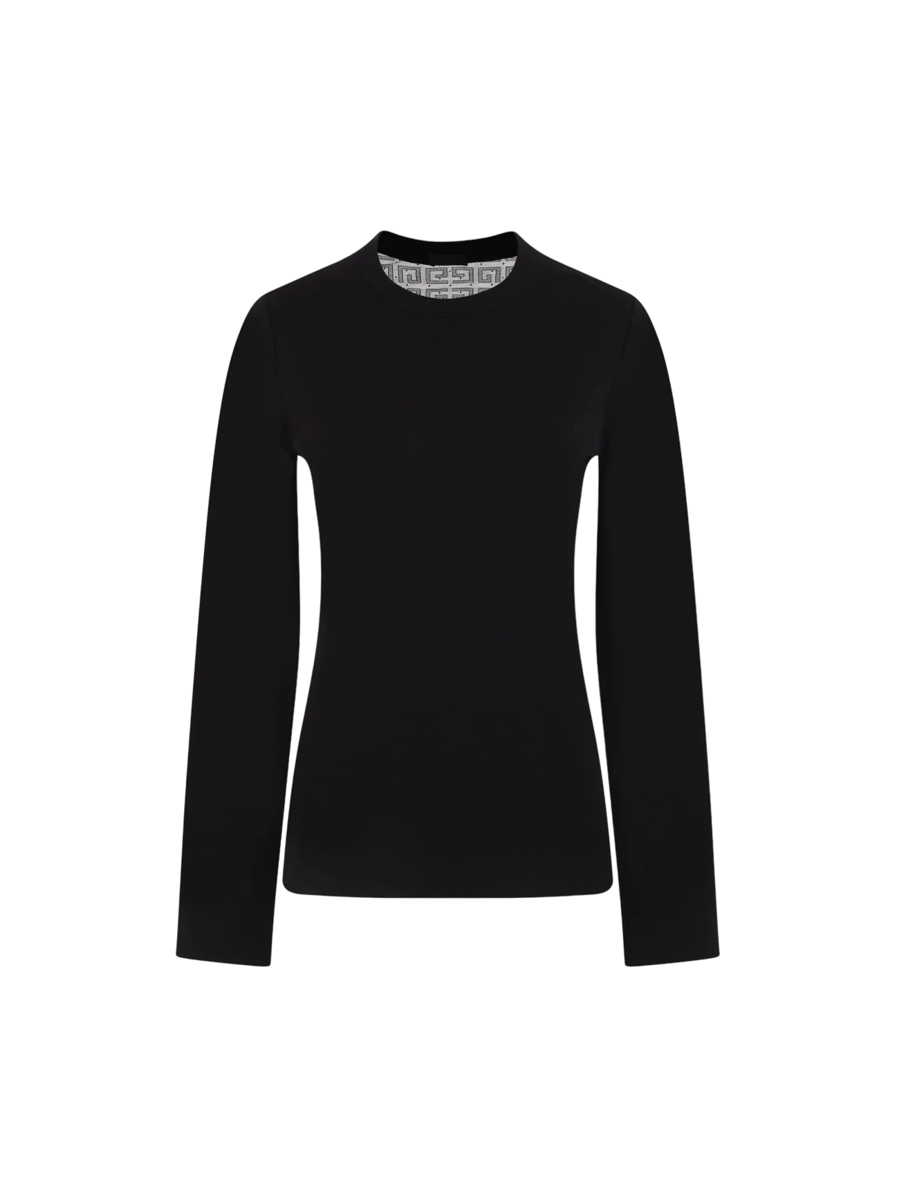 Lace Trim Stretch Sweater