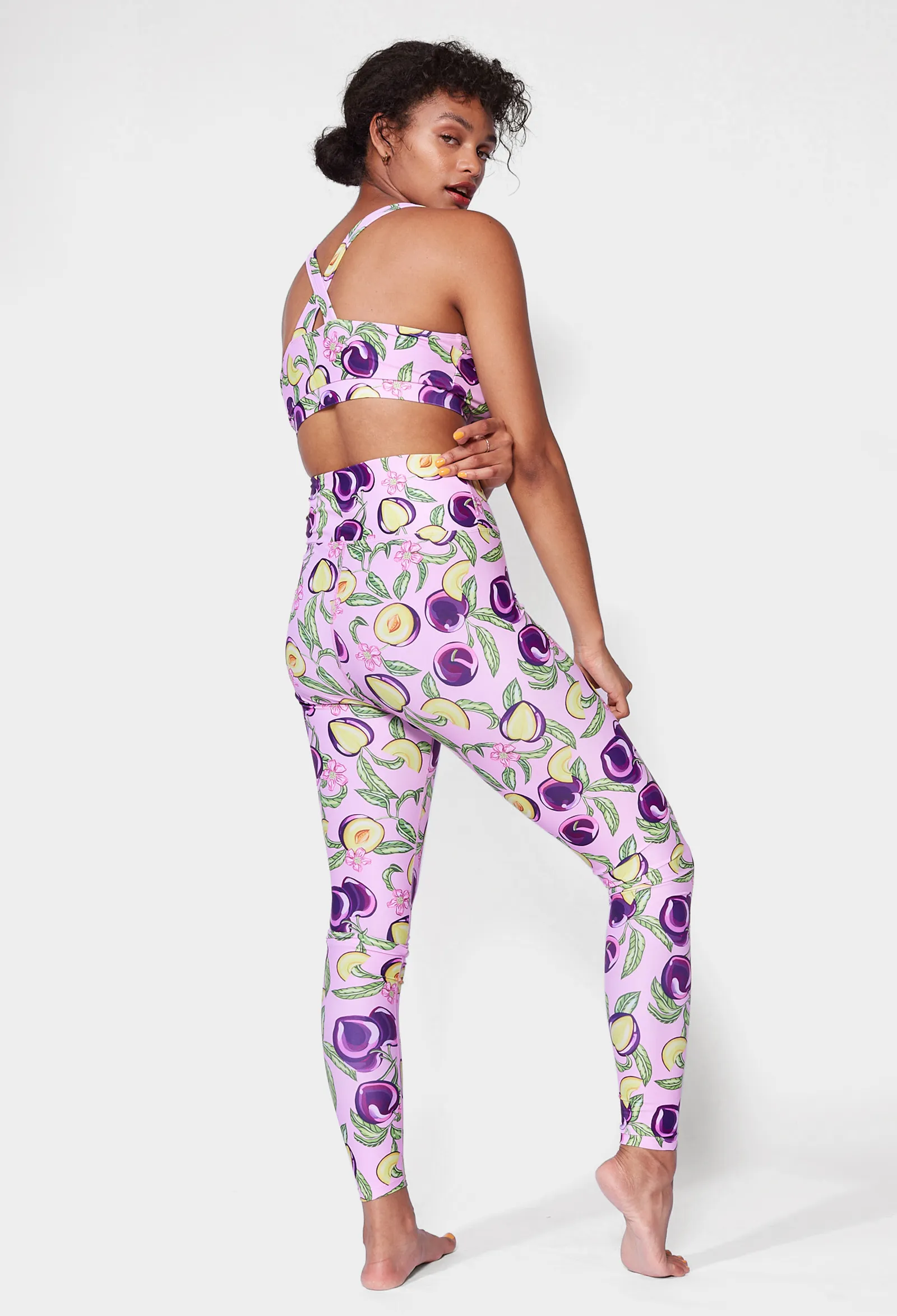 Lara - High Rise Swim Legging - Honey Plum | Honey Plum
