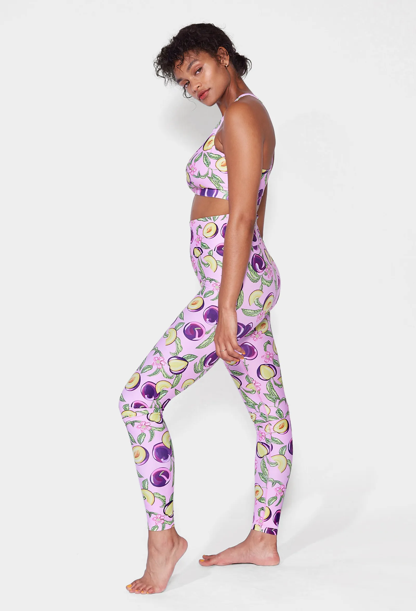 Lara - High Rise Swim Legging - Honey Plum | Honey Plum