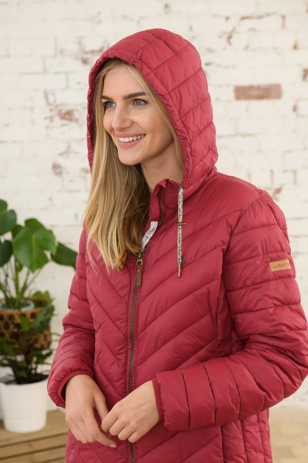 Laurel Coat - Redcurrant