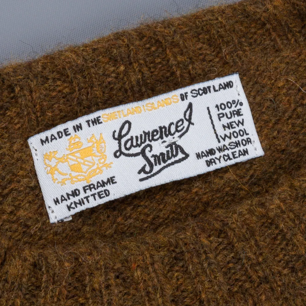 Laurence J. Smith Super Soft Seamless Crew Neck Pullover Dark Olive