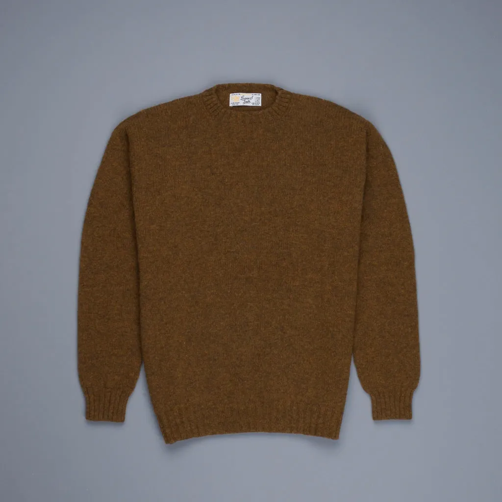 Laurence J. Smith Super Soft Seamless Crew Neck Pullover Dark Olive
