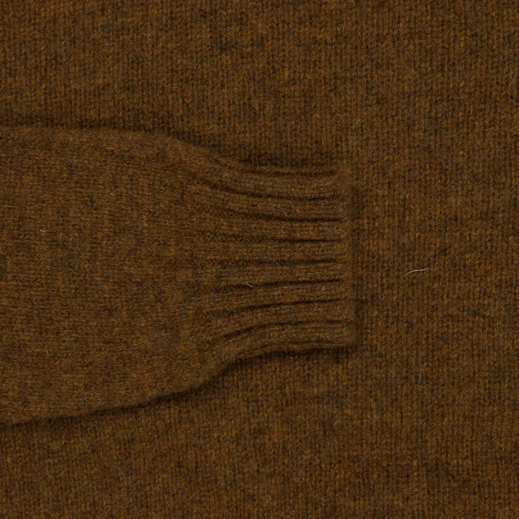 Laurence J. Smith Super Soft Seamless Crew Neck Pullover Dark Olive