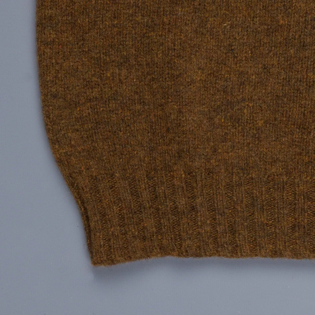 Laurence J. Smith Super Soft Seamless Crew Neck Pullover Dark Olive