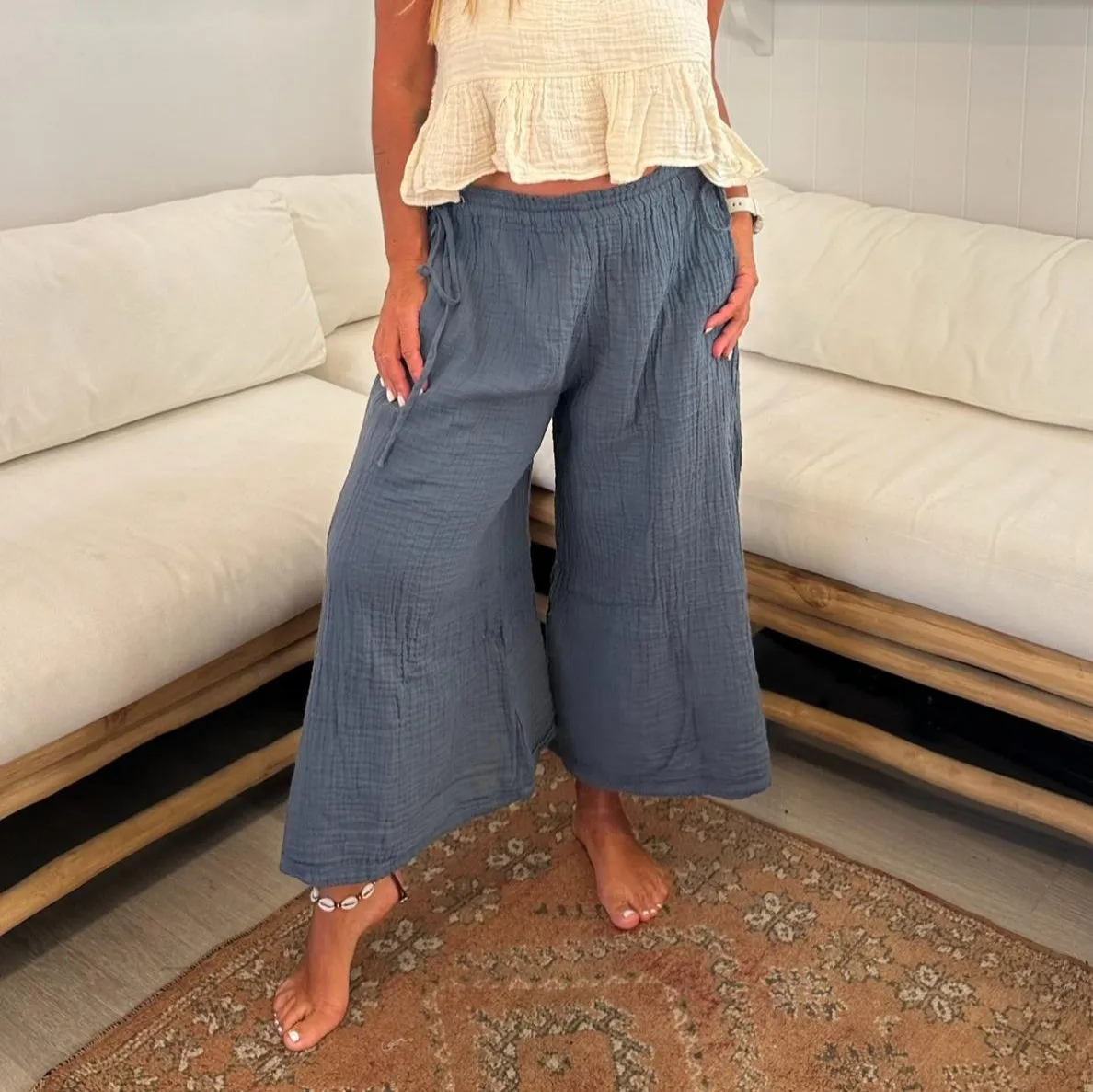 Layla Pants - Blue