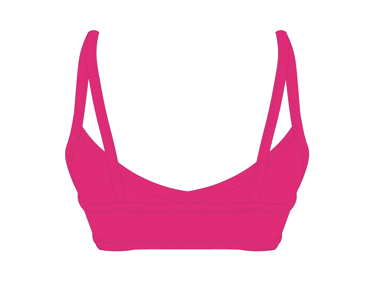 Magenta Sporty Top