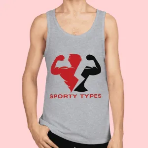 Men's Sporty Types Bodybuilding Cotton Tank Top