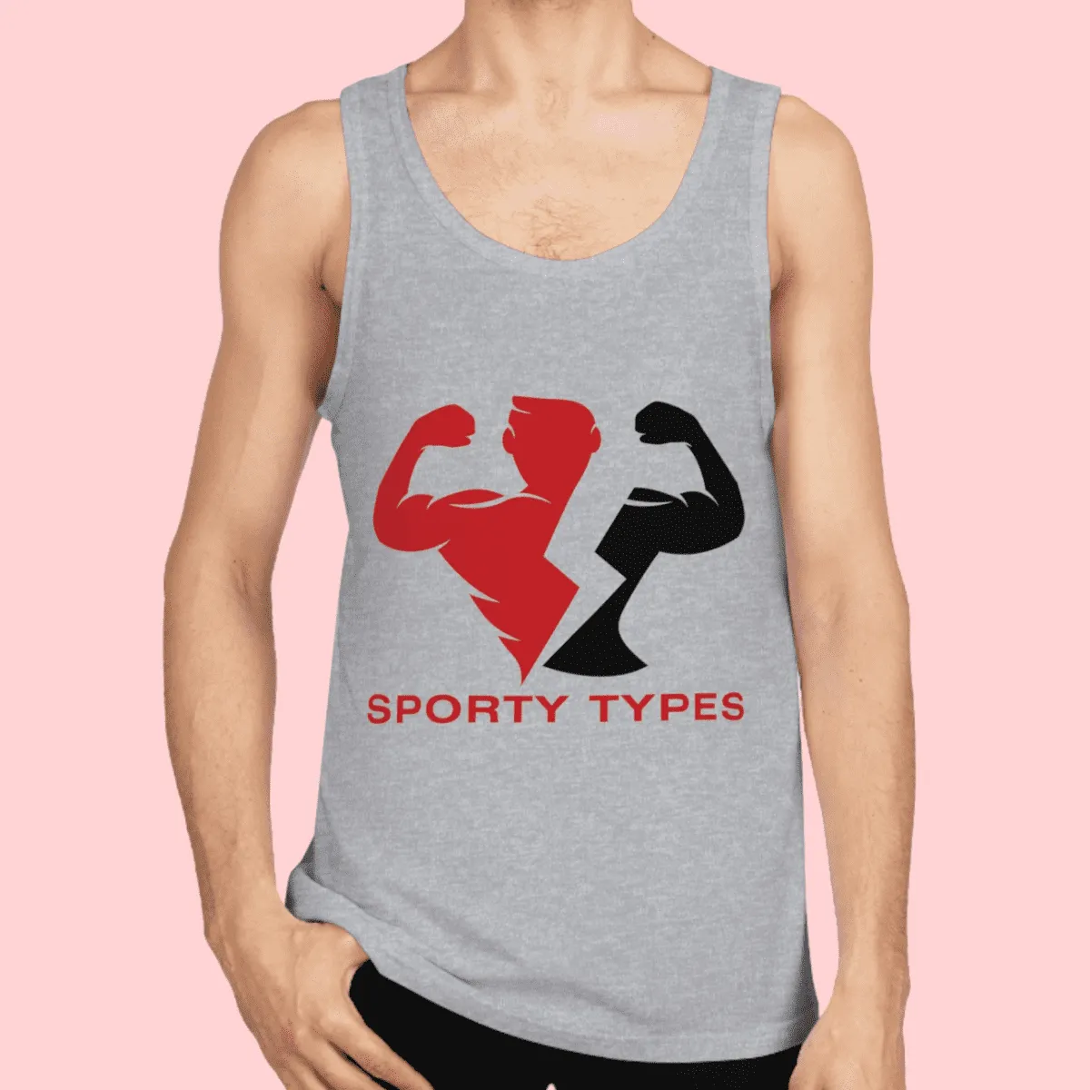 Men's Sporty Types Bodybuilding Cotton Tank Top