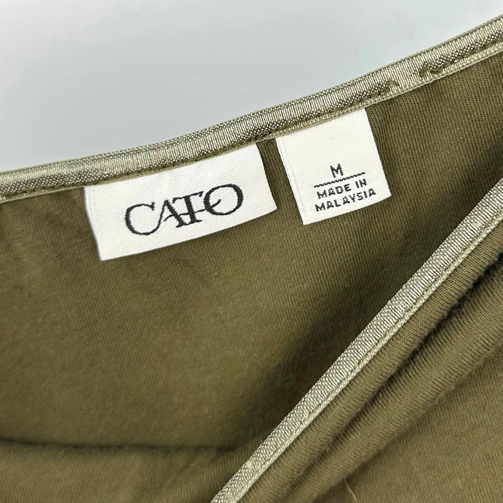 Moss Green Midi Skirt (S/M)