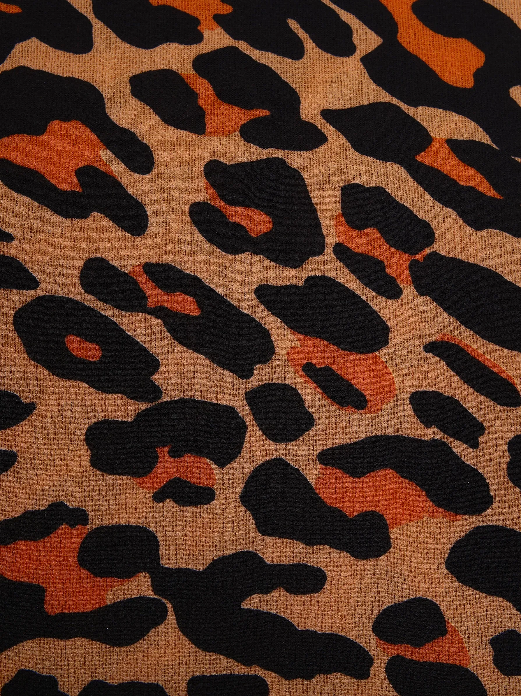 Multicolour Animal Leopard Printed Chiffon Scarf