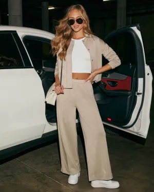 On The Way Sporty Wide Leg Pants