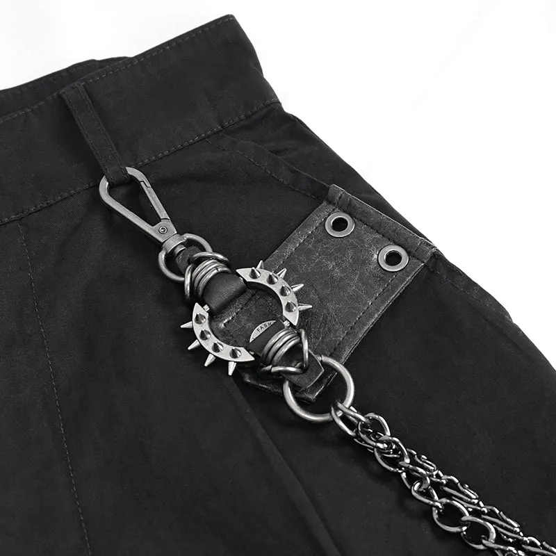 PT187 Diablo daily life functional style women punk cargo pants
