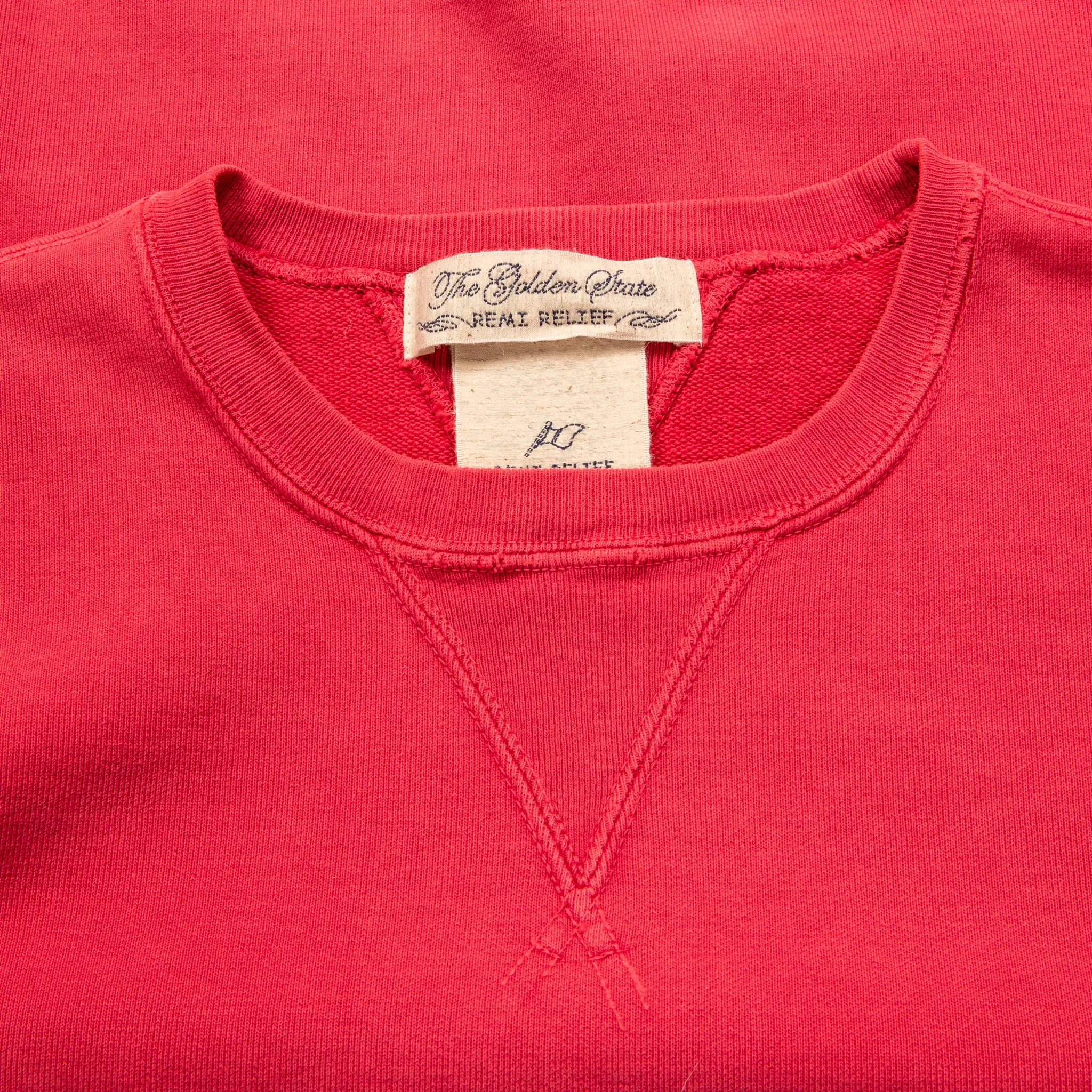 Remi Relief Special Finish Crew Neck B. Red