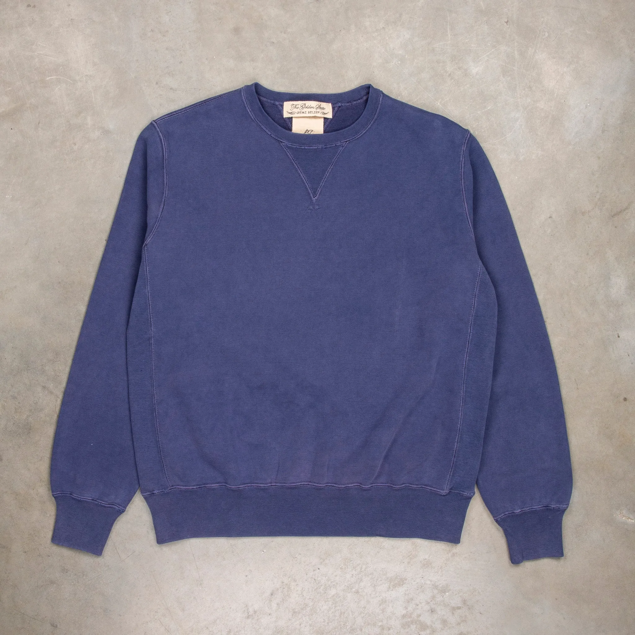 Remi Relief Special Finish Crew Neck Navy Blue