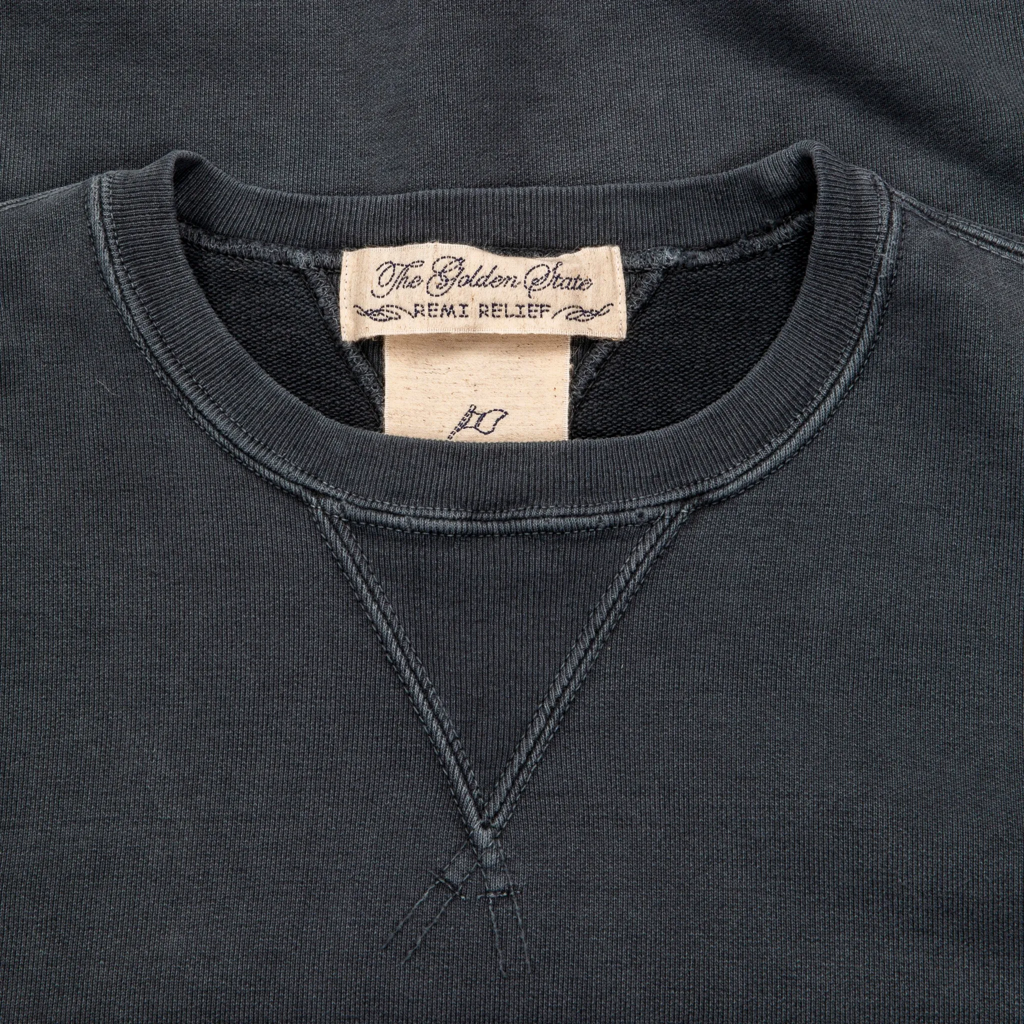 Remi Relief Special Finish Sweat Crew Neck Black
