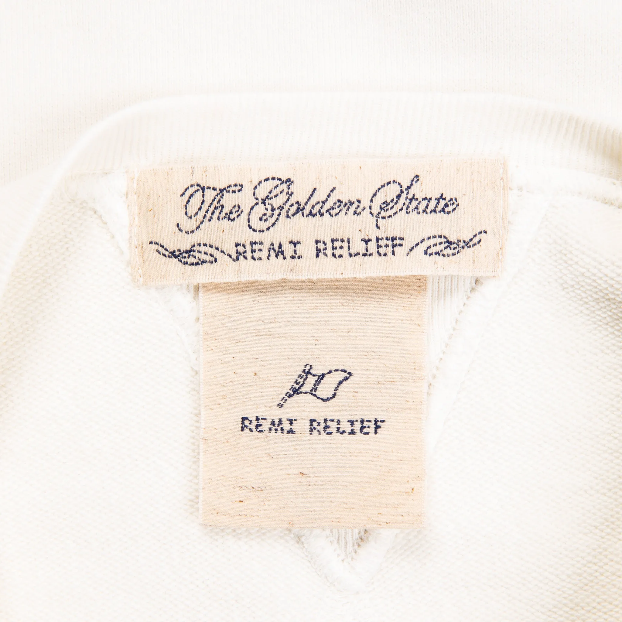 Remi Relief Special Finish Sweat Crew Neck Off-White