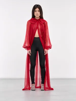 Sheer Blouse (SRT-01RE-RED)
