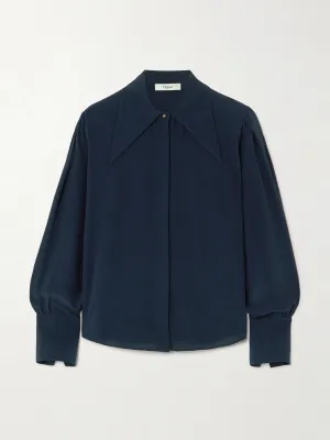 Silk crepe de chine shirt