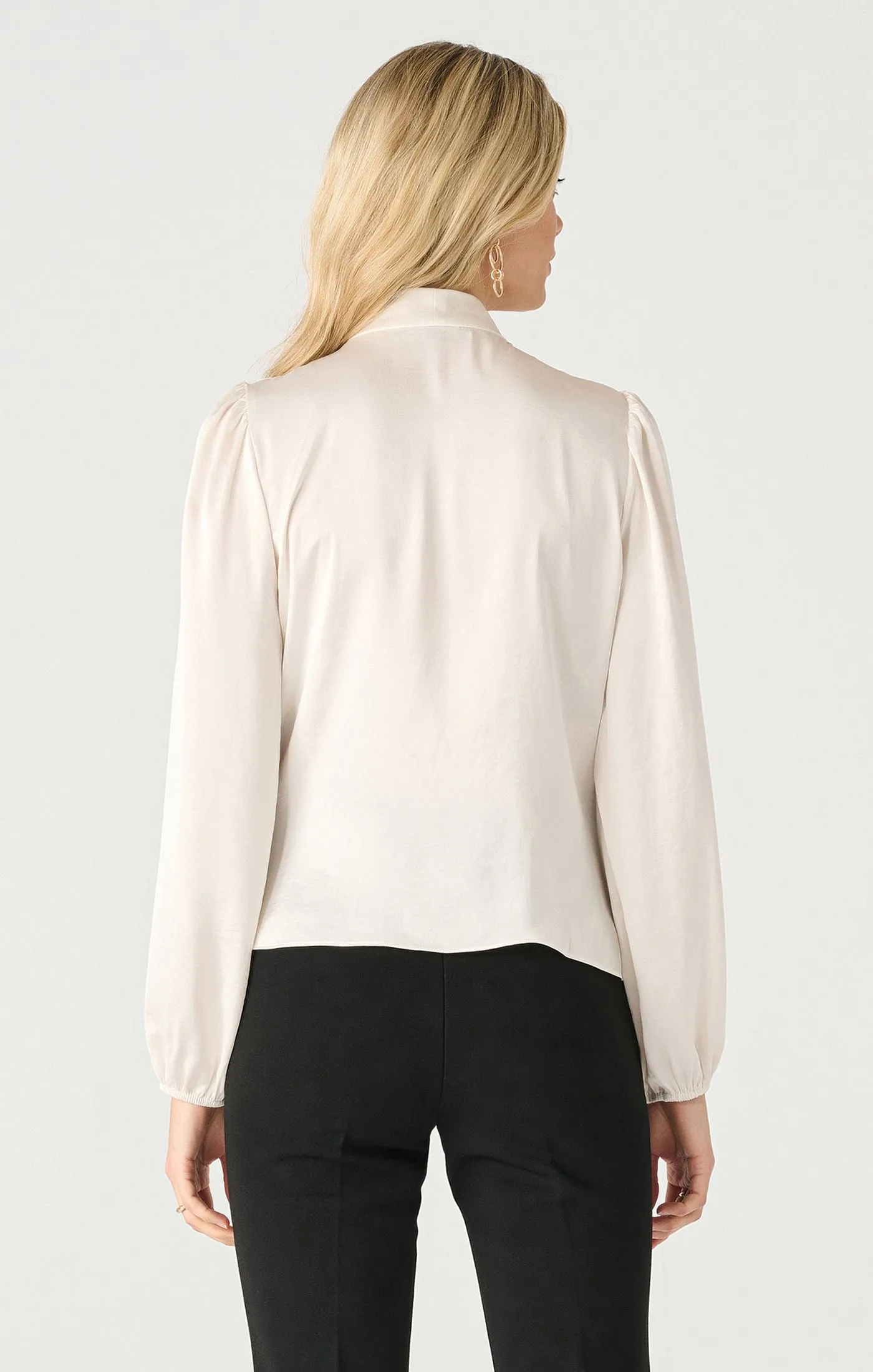 Soft Wrap Blouse | Pearl