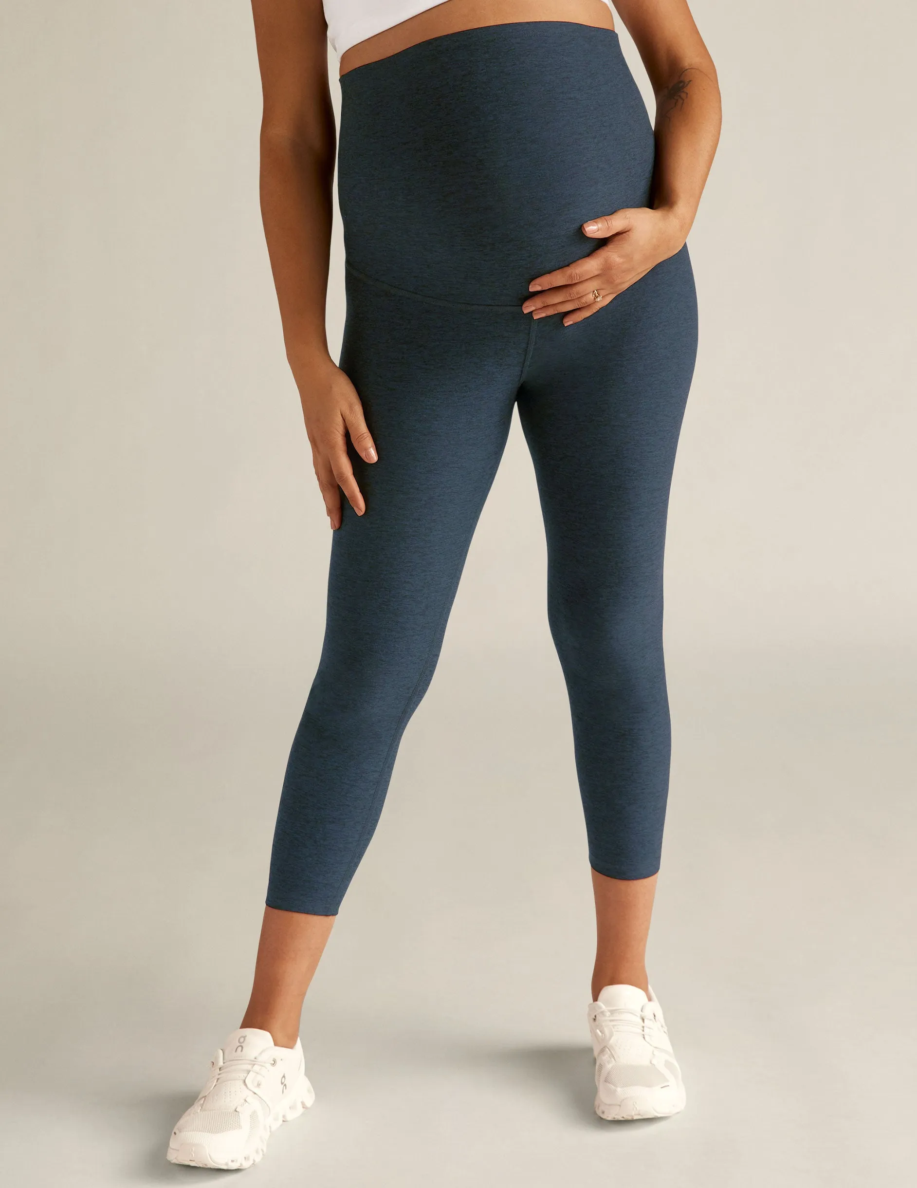 Spacedye Love The Bump Capri Maternity Legging