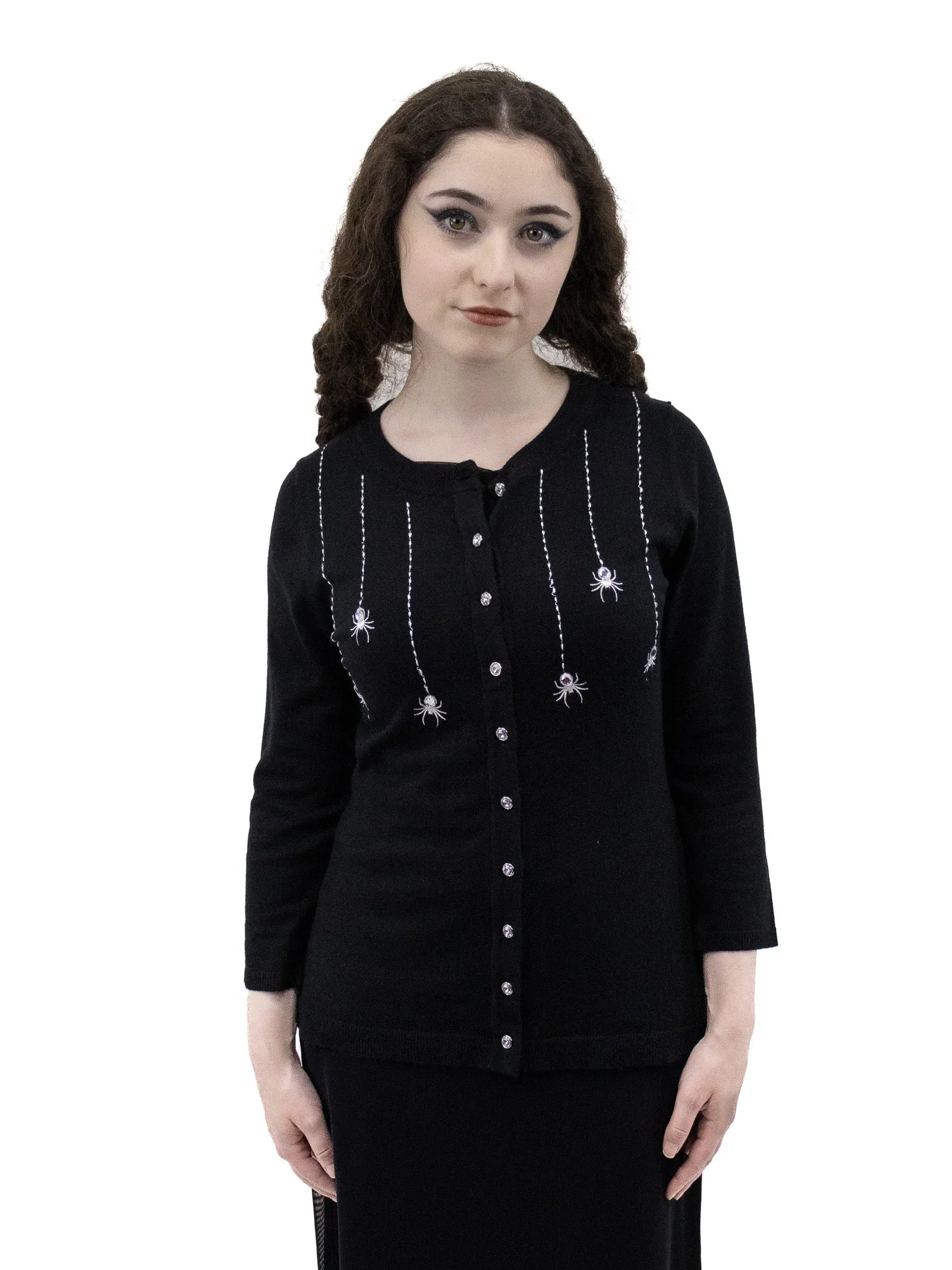 Spider's Silk Embroidered Cardigan