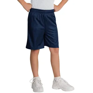 Sport-Tek Youth True Navy PosiCharge Classic Mesh Shorts