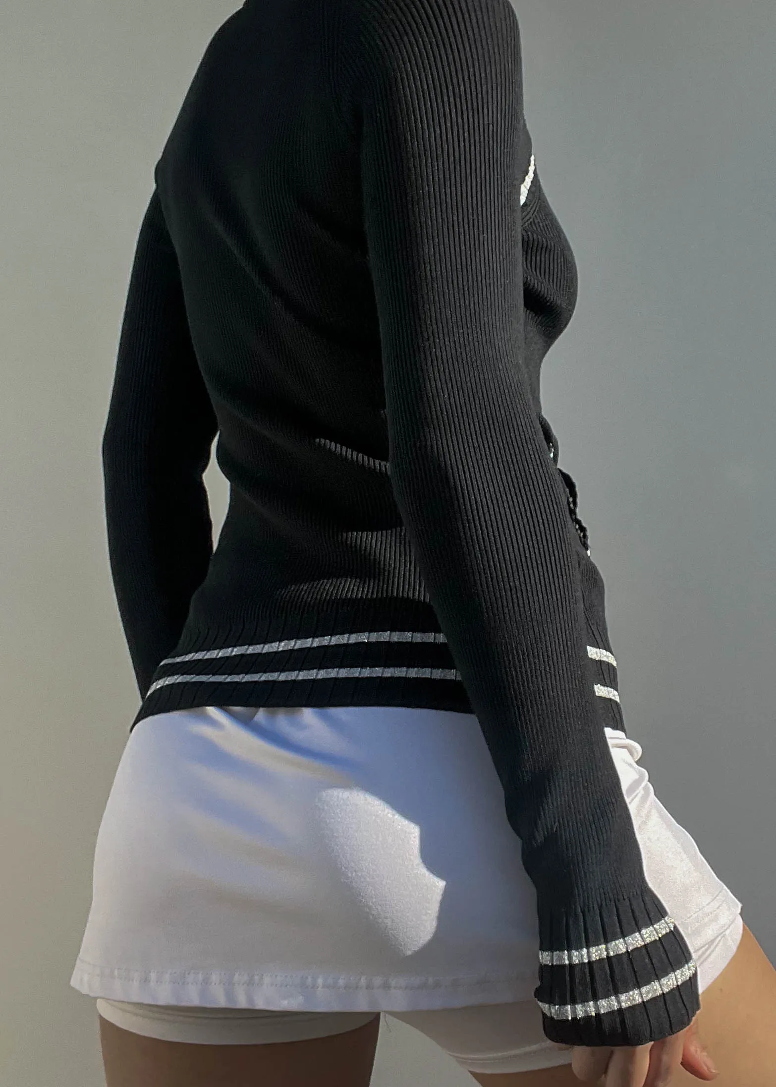 Sporty Double Zip Knit (S)