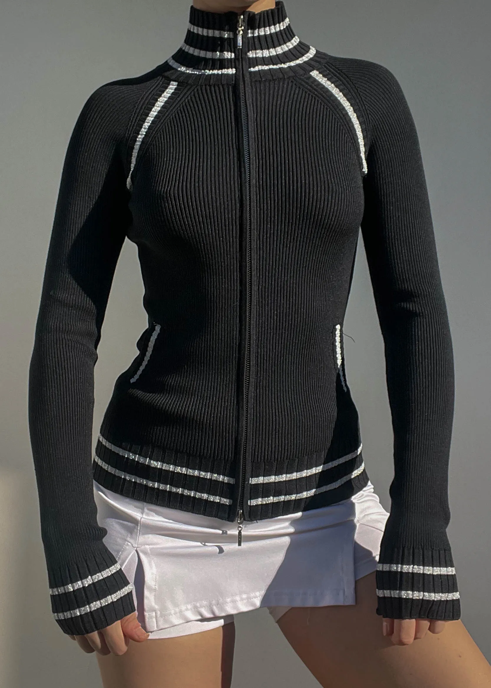 Sporty Double Zip Knit (S)