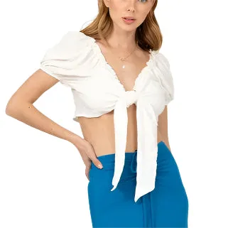 Summer Days Short Sleeve Crop Top