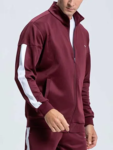 Tracksuit Men 2 Piece Running Suit Tracksuit For Men Sweatshirt Jackets Casual Jackets Gym Jacket Tracksuit Athletic Pants Set For Men Sweatsuit Yoga Suit