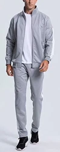 Tracksuit Men 2 Piece Running Suit Tracksuit For Men Sweatshirt Jackets Casual Jackets Gym Jacket Tracksuit Athletic Pants Set For Men Sweatsuit Yoga Suit
