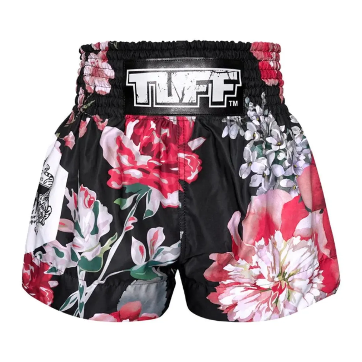 TUFF Sport MS655 Wild Thorns Muay Thai Shorts Black