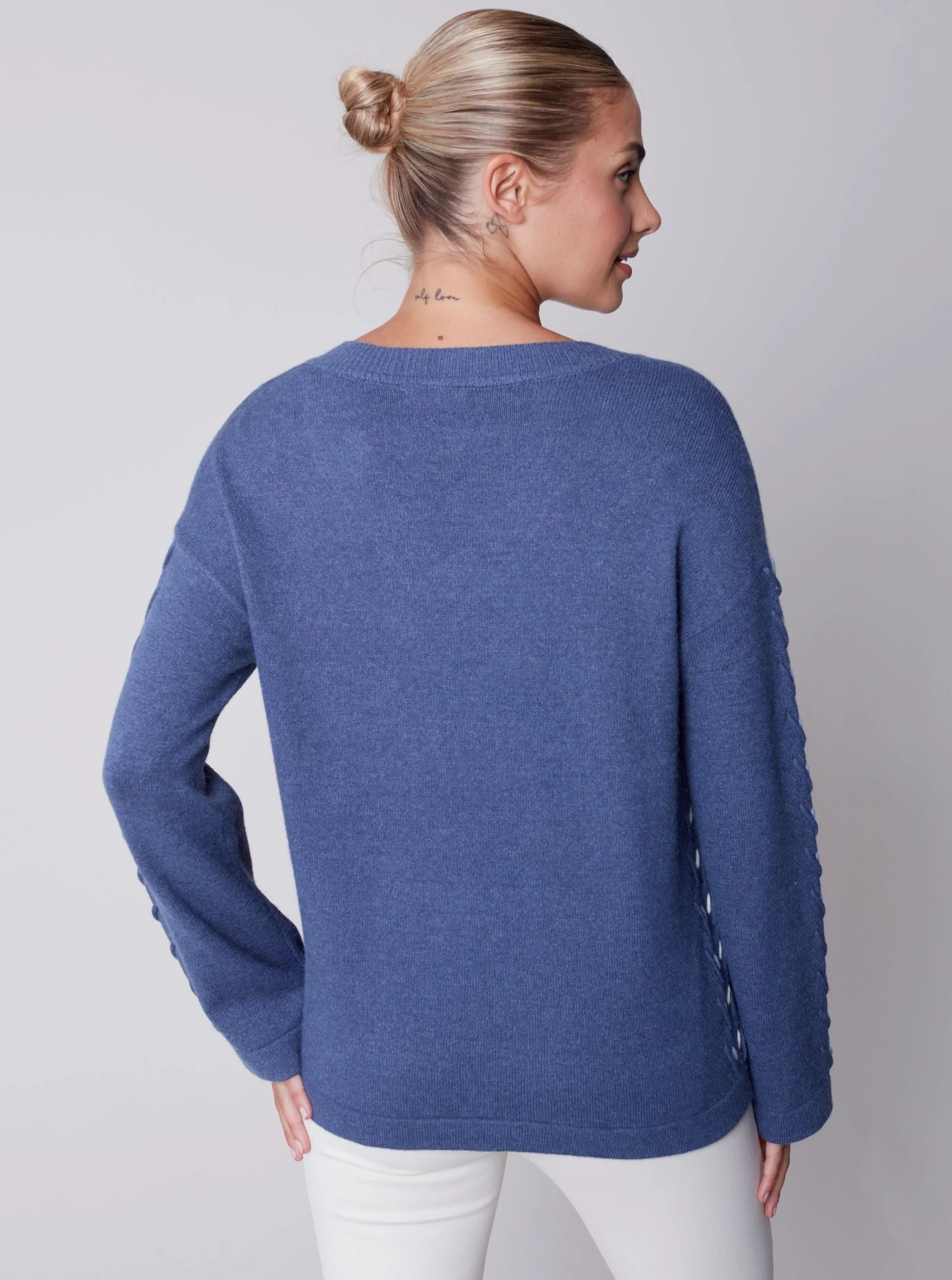 V Neck Wide Sleeve [H Denim-C2589]