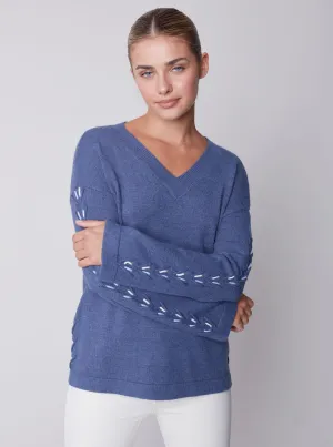 V Neck Wide Sleeve [H Denim-C2589]