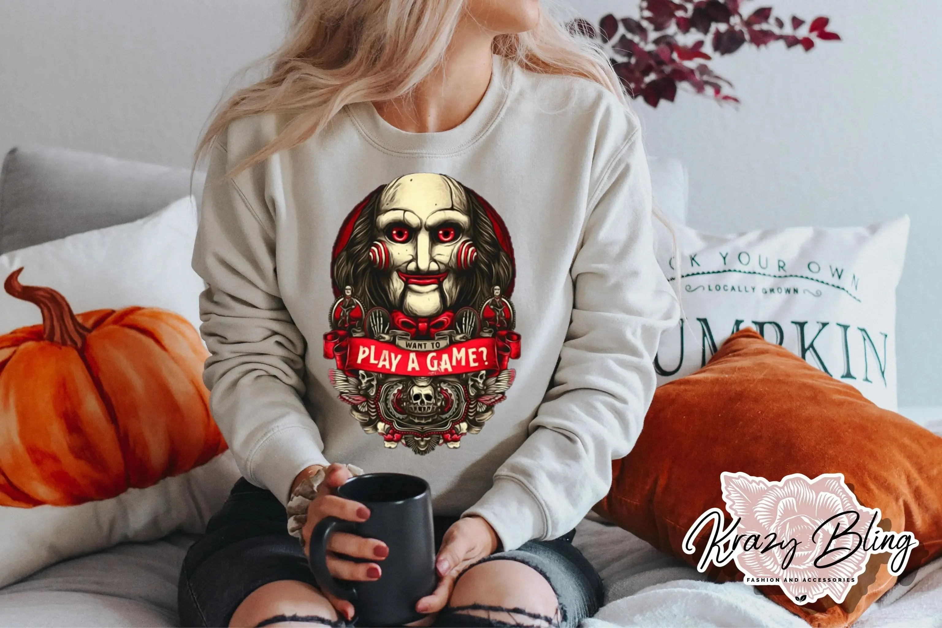 Want To Play A Game Saw Sweater